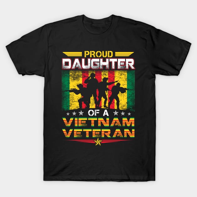 Proud Daughter Of A Vietnam Veteran T-Shirt by tranhuyen32